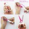 Decorative Paper Edge Scissors, Craft Scissors Wavy Edge, 5 Pairs Zig Zag Edges with 1 Pair of Switchable Handles, Great for DIY Paper Cutting, Scrapbooking, Paper Quilling and Kids Crafts